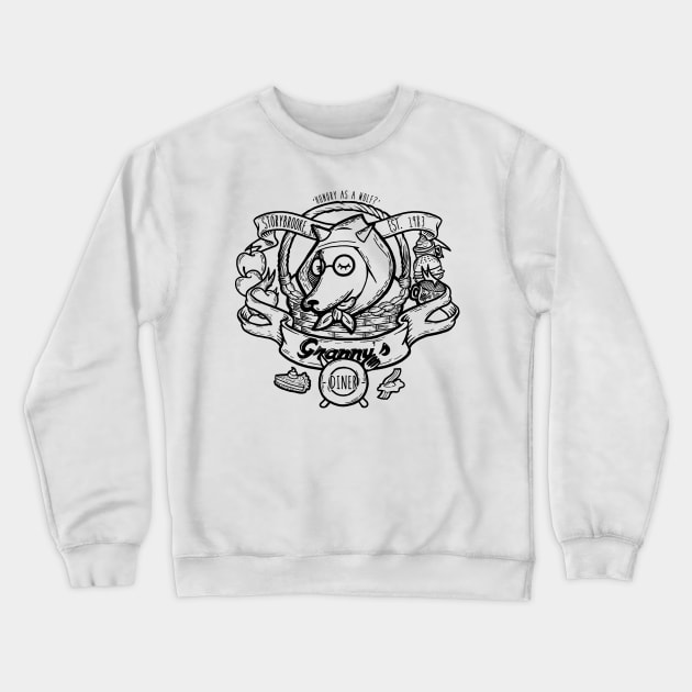 Granny's Diner Crewneck Sweatshirt by Eriphyle